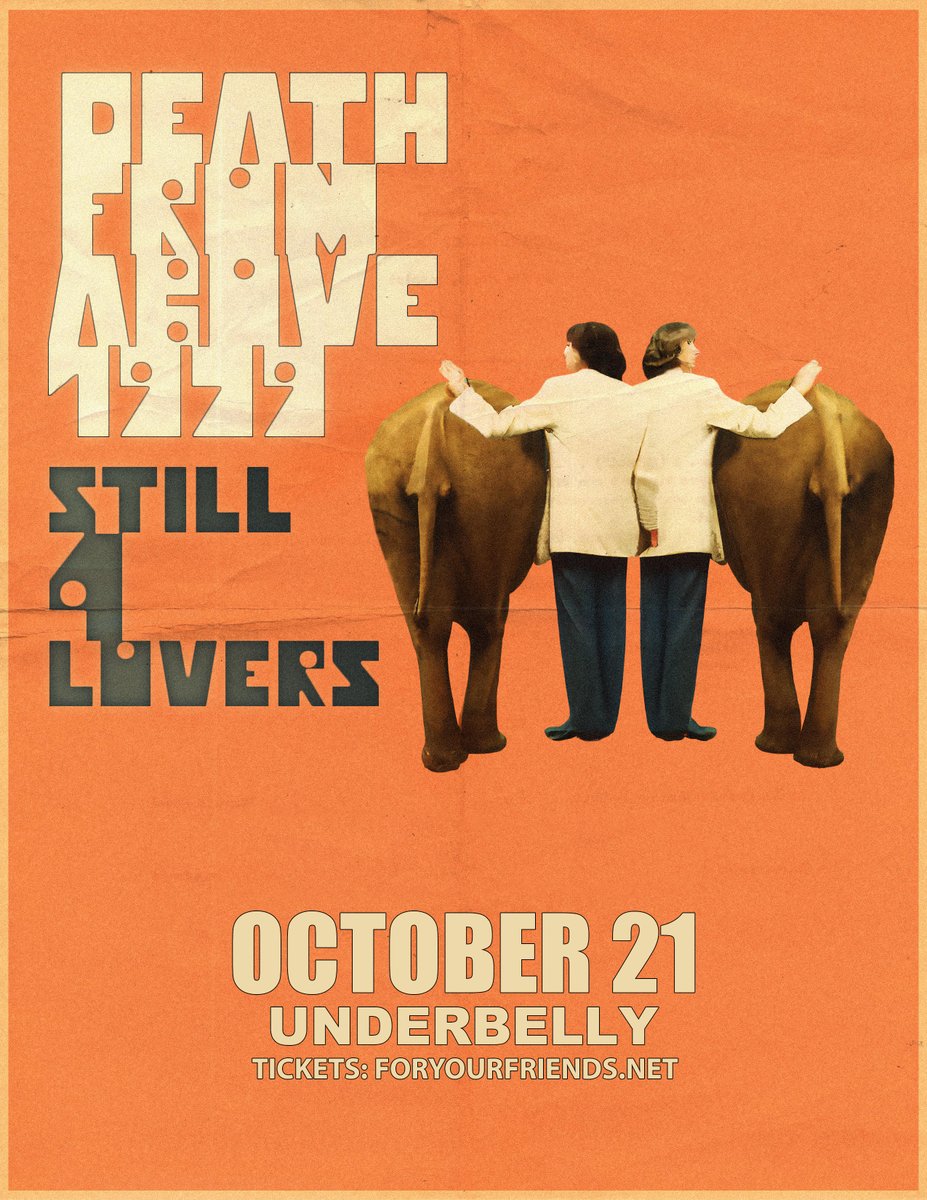 THIS MONTH! @dfa1979 w/ @DemobHappy on October 21st at @underbellylive in Jacksonville! Tickets available at foryourfriends.net