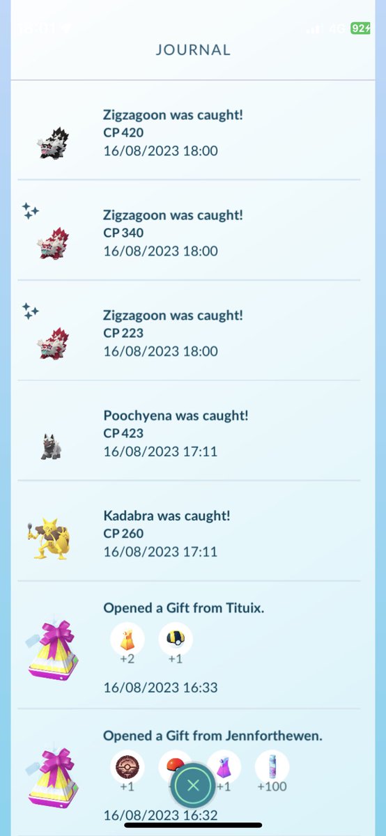 1992Thereaper's tweet photo. WTF is this haha #PokemonGOApp @JTGily @ItsFleeceKing @MYSTIC7 https://t.co/eR2PLUujaL