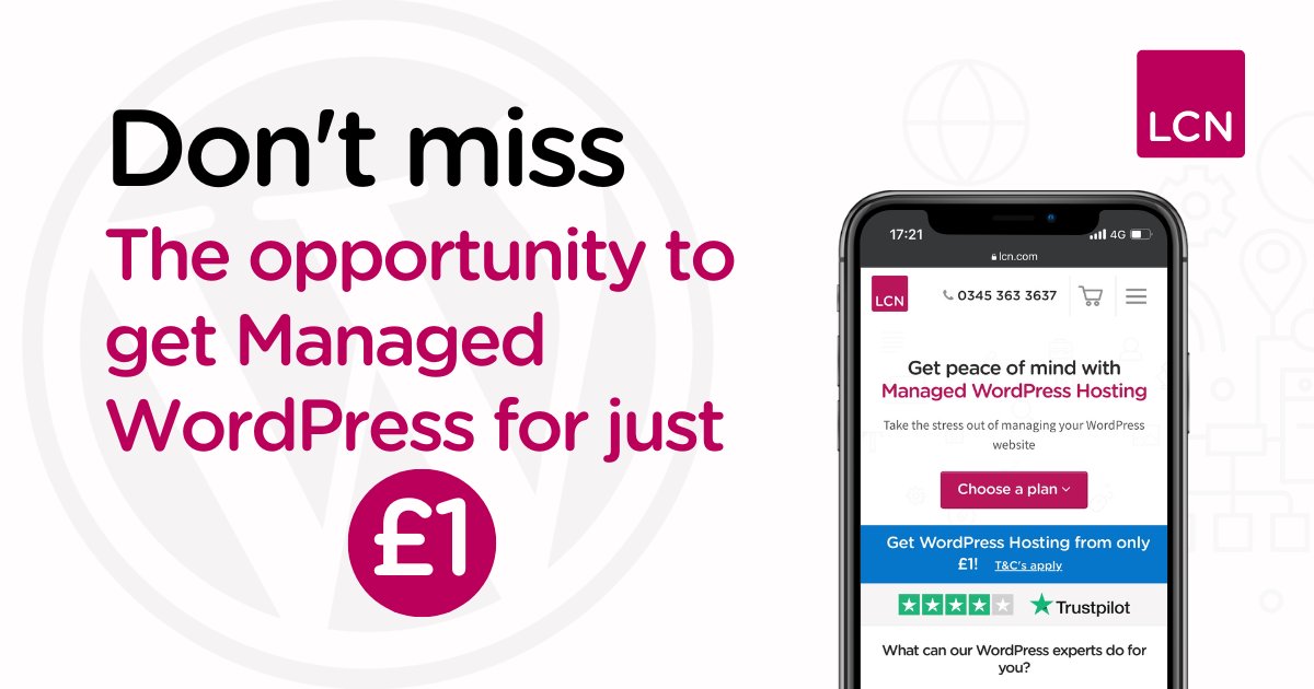 Build your ideal website with our Managed WordPress starter pack for £1. 

Get everything you need to make your website the best it can be, bringing traffic and establishing your brand identity.

Find out more by hitting the link below👇

hubs.li/Q01_c2PQ0

#Get #Started
