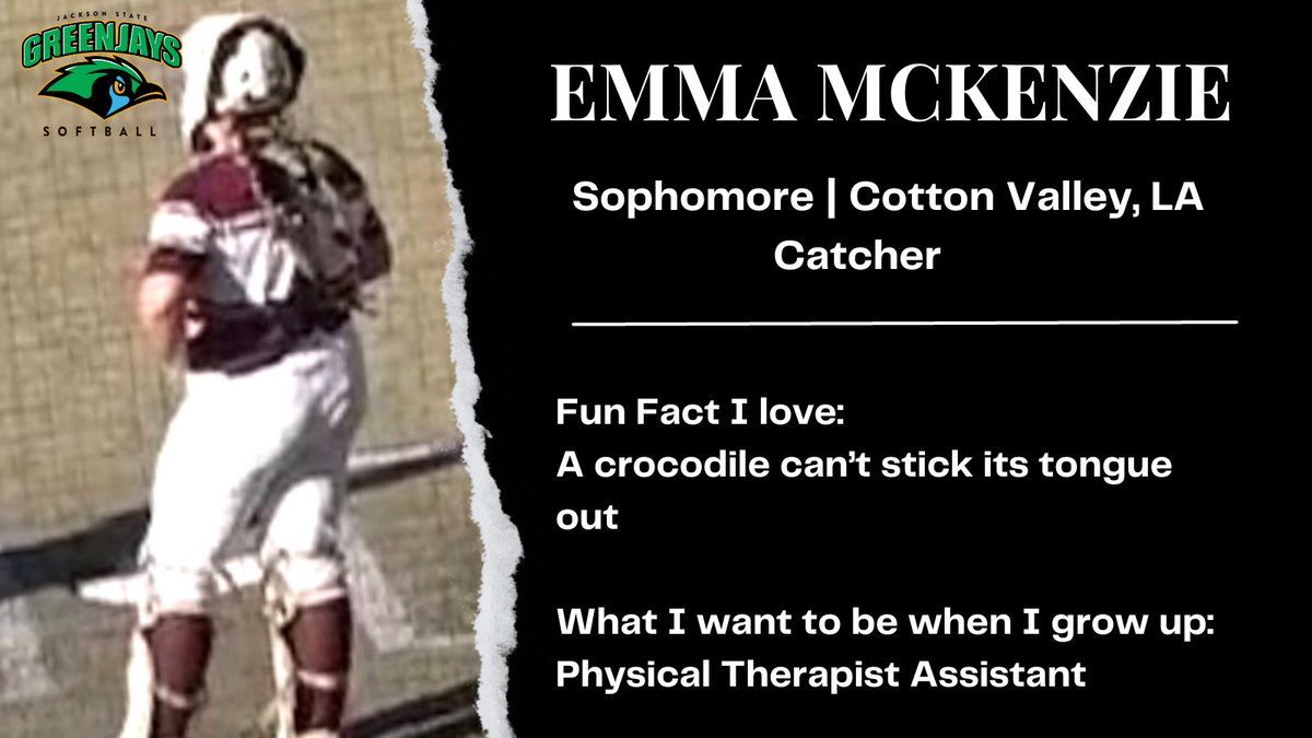jsccsoftball1's tweet photo. Another Day, Another Release ✅ 

Transfer Sophomore, Emma McKenzie❕ https://t.co/cuURI1IkMP