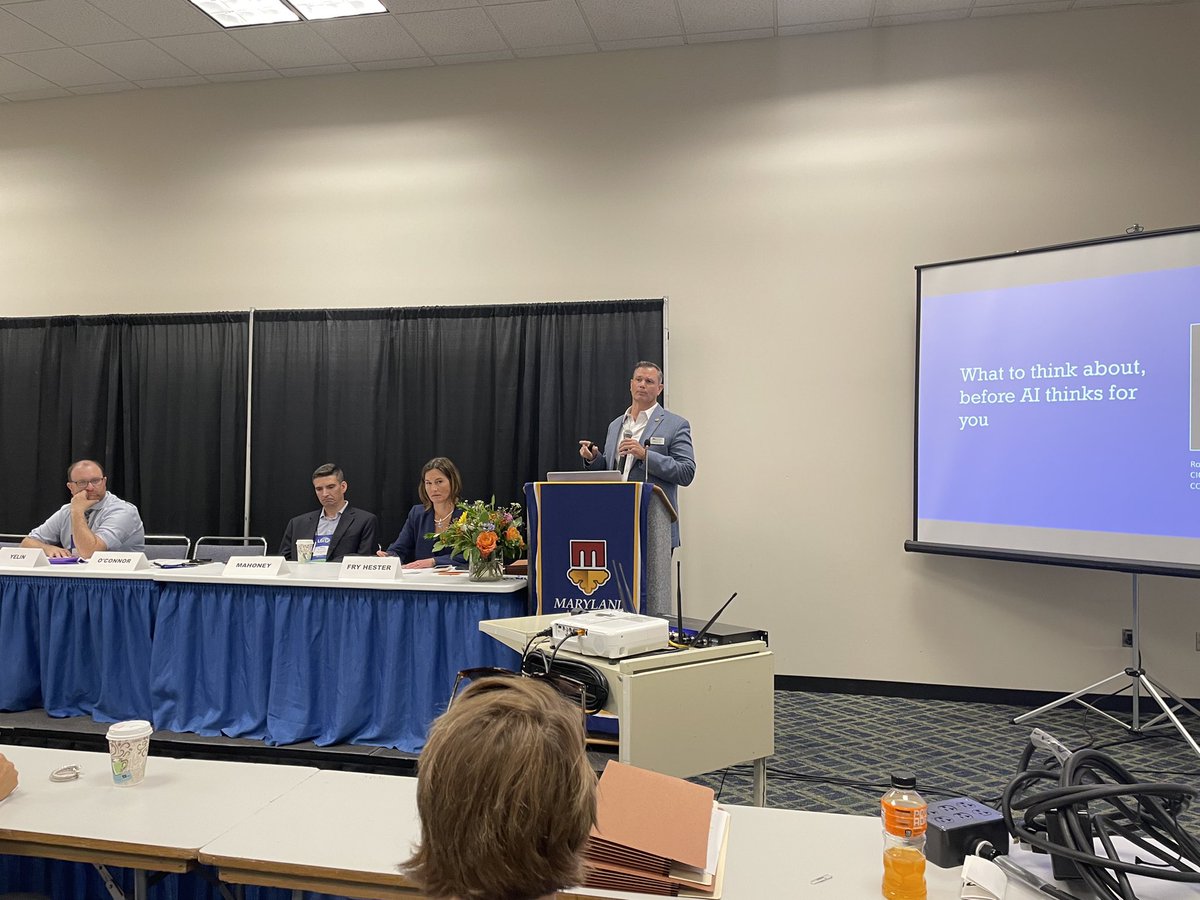 CIO Rob O’Connor discussed the impact and opportunities for both state and local government, security & data privacy concerns, and what steps to consider before moving forward on the 'The Robots Are Coming: AI Through the County Lens” #MACoCon panel! #SeeYouAtMACo