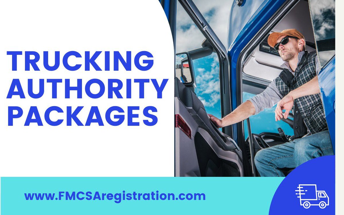 📢 Looking to obtain trucking operating authority? Check out bit.ly/42bRSQS for comprehensive packages and expert guidance. Their efficient and reliable service will help you navigate the process hassle-free. Don't miss out! #truckingauthority #FMCSARegistration