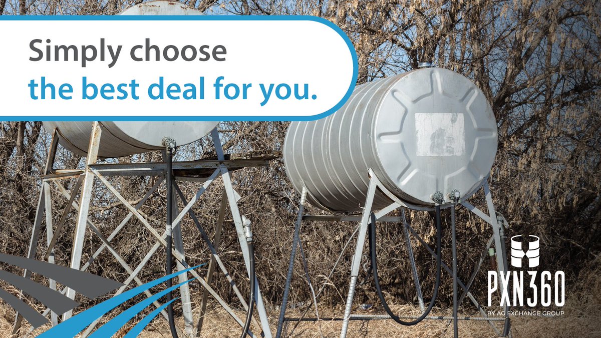 pxn360's tweet photo. How do you know you’re paying the best price for your farm's fuel? Sign up with Ag Exchange’s #PXN360, request a quote, and receive pricing from multiple suppliers. https://t.co/MeKpc8sqsN #AgExchange #PetroleumSuppliers #Diesel #Gasoline #Propane #WestCdnAg https://t.co/DsodKiwsMF