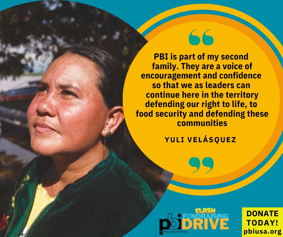 Meet Yuli, an environmental defender who works w/fishing communities on conservation efforts in Colombia. She has faced 3 attempts on her life for speaking out about pollution. Stories like Yuli's motivate us to reach our fundraising goals. Help us here: bit.ly/pbiusafund