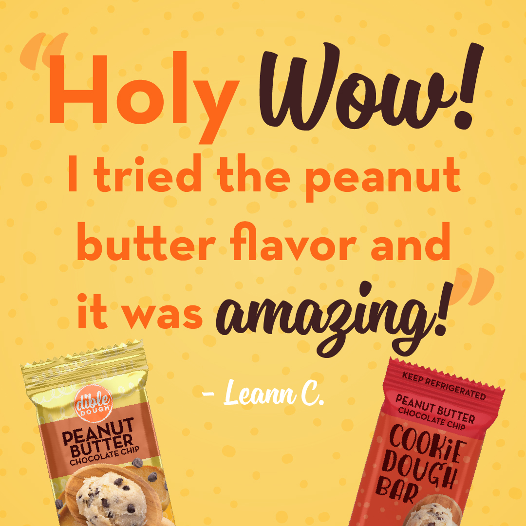 Discover what all the fuss is about! Try one of our no-bake, edible cookie dough bars today. Find a retailer near you, or order some to be delivered straight to your door, and  you'll be saying, 'Holy Wow!' in no time!
.
.
.
#ediblecookiedough #nobakedesserts