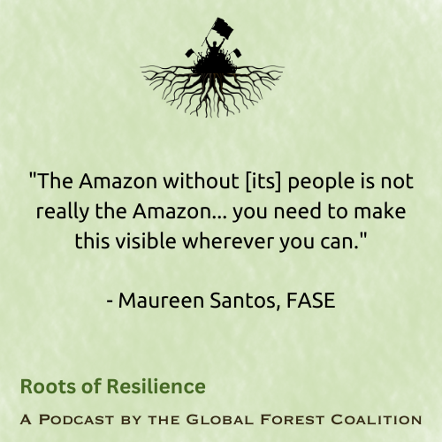 GFC_forests's tweet photo. 🌱 Discover real change on Roots of Resilience podcast! 🌍 Activists from Brazil &amp; Uganda fight carbon capture projects, highlighting community impact - especially on women. Hear inspiring stories for a just future.

#RootsofResilience

https://t.co/l2pYXXamJz

@ONGFase @FoEint https://t.co/HPIoDcwEHY