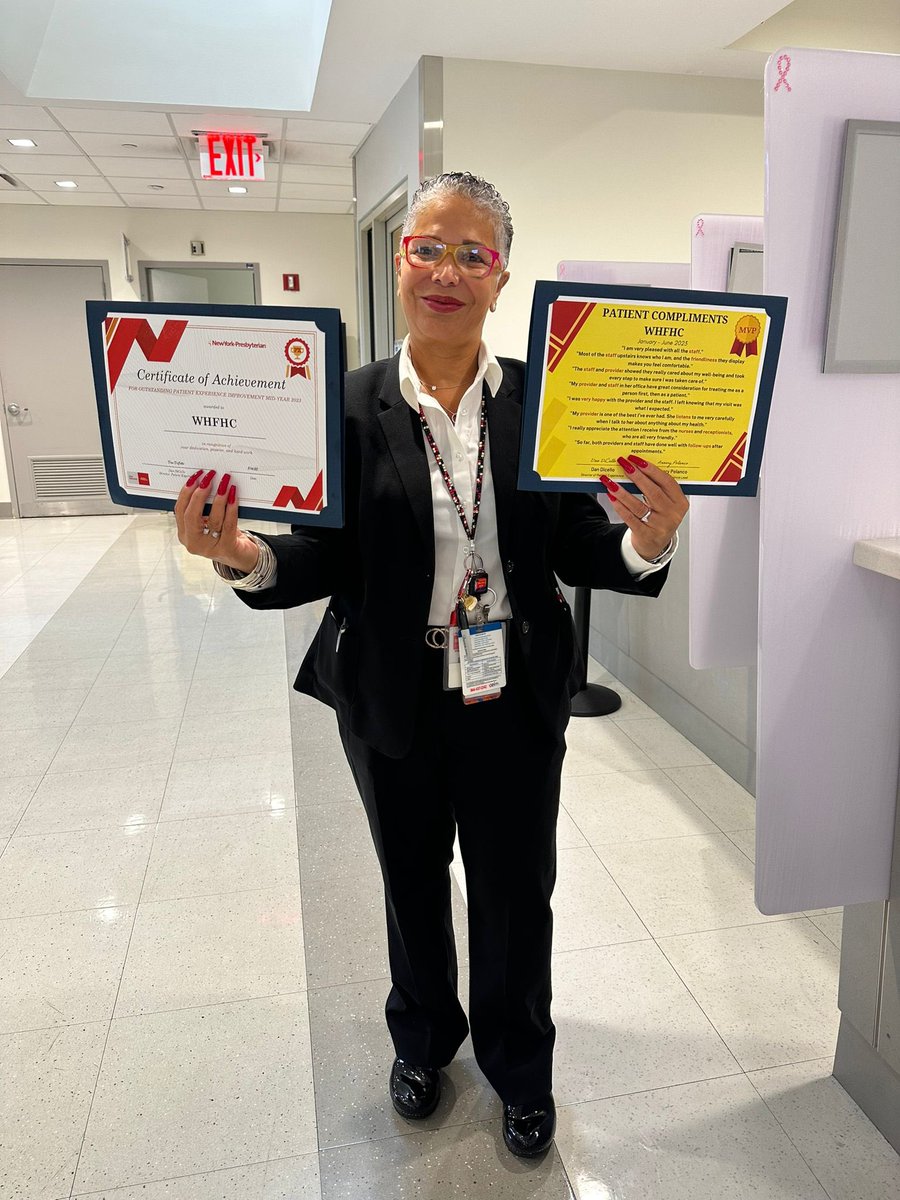 Annery_NYP's tweet photo. Thank you @Aniuska_NYP and the entire WHFHC team for your excellent work! This achievement was possible because of your hard work and determination to improve the PX. You truly embrace the meaning of “teamwork." #PXpracticerecognition #exceedingallPXtargetsYTD https://t.co/LYRIR3mCQ0