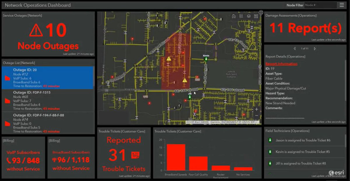 Randall_Maps's tweet image. Leverage geospatial analytics to optimize network planning, improve service delivery, and provide better connectivity experiences for your customers. Explore the endless possibilities of ArcGIS today: esri.social/vXyT50PnUlI #telecommunicationsolutions #geospatialtech