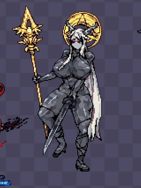 the heartless one from fear and hunger, i think #pixelart #ドット絵