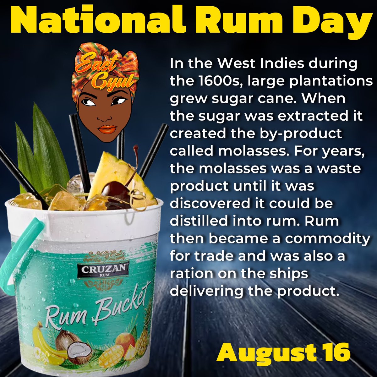 🗣️ 𝐈 𝐫𝐚𝐭𝐡𝐞𝐫 𝐰𝐚𝐥𝐤 𝐚𝐧𝐝 𝐝𝐫𝐢𝐧𝐤 𝐫𝐮𝐦 𝐰𝐡𝐨𝐥𝐞 𝐧𝐢𝐠𝐡𝐭… 🎶 
𝐓𝐔𝐇𝐃𝐀𝐘 𝐈𝐒 … 🍹