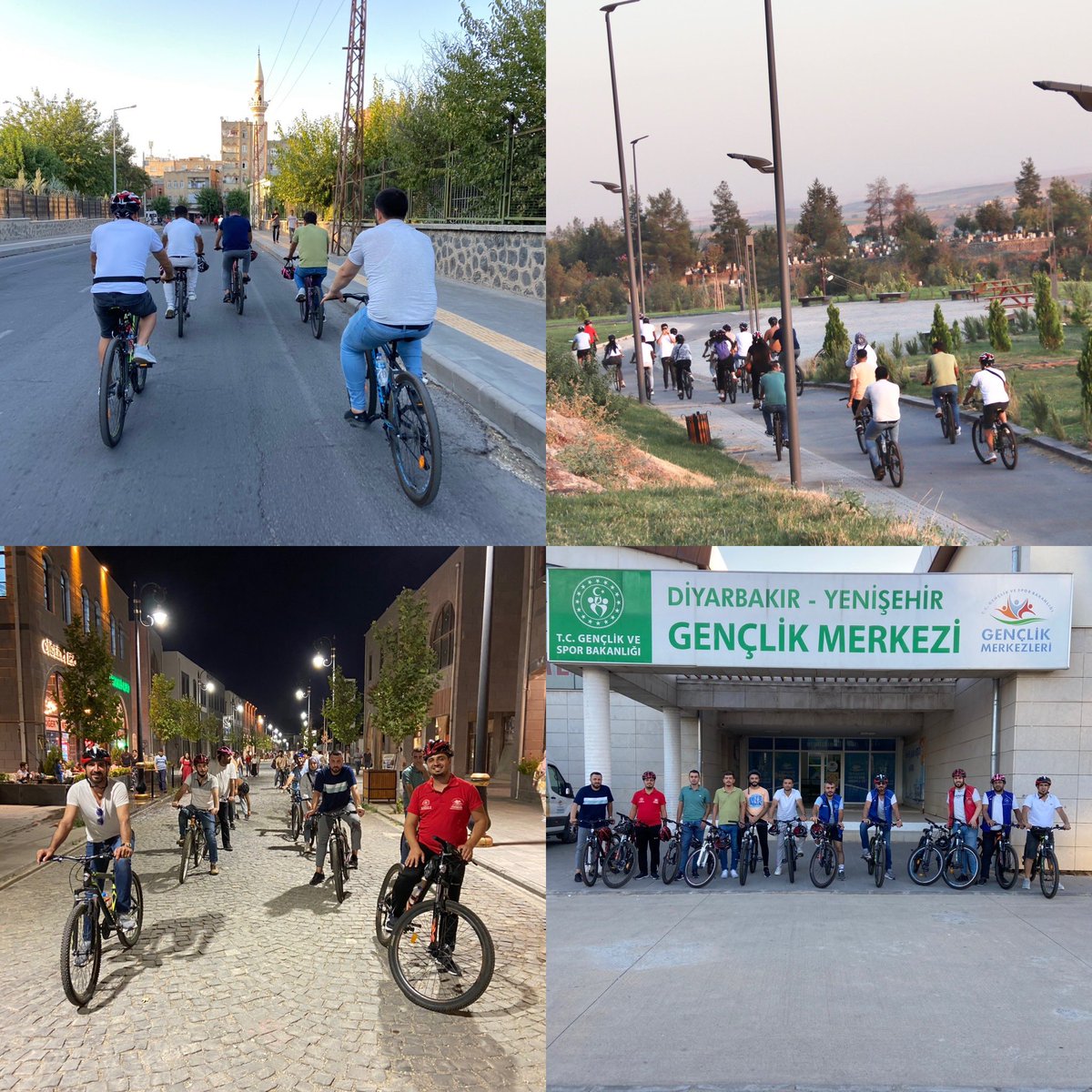 Bisiklet; trafik, sağlık ve çevre dostu bir ulaşım aracıdır.☘️ Bisiklet sporunun önemini vurgulamak için Sağlıkta Genç Yaklaşımlar Derneği ile şehir turundayız.🚴‍♂️ #MerkezimdeBuYaz #GSBGM