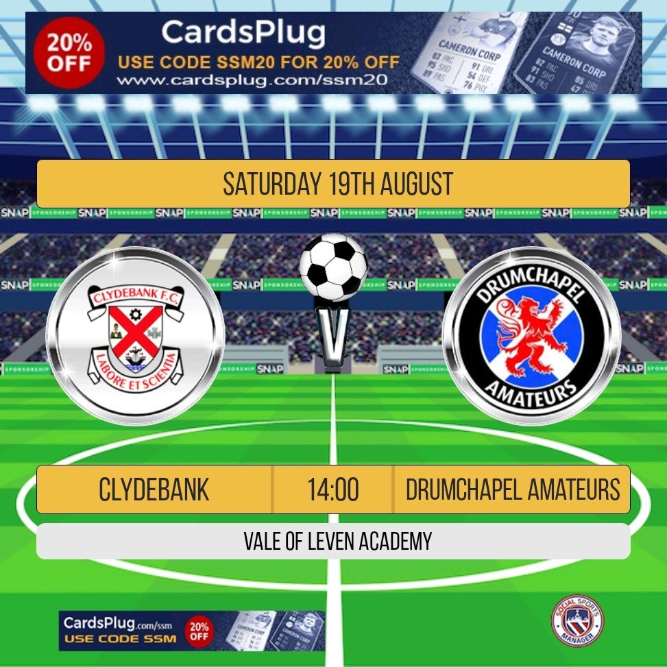 2007s Whites start their 2023-24 campaign by hosting Drumchapel Amateurs at Vale of Leven Academy this saturday.