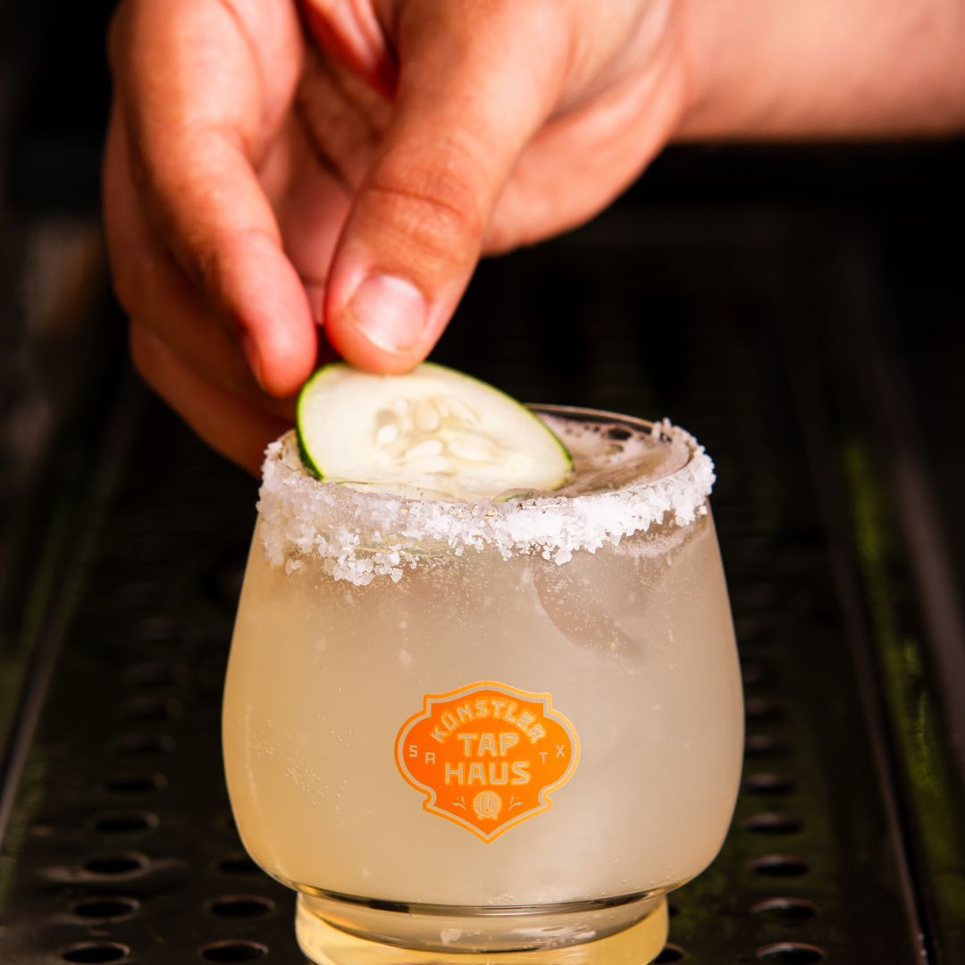 🚨All Day Happy Hour at the Tap Room in the Hemisfair 🥨 pop in for some crisp Künstler Beers 🍻 and unique cocktails🍹Our little Speak Easy, is SA's best-kept secret.  
Let Scott and Ale take care of you for the evening!  
#KünstlerVibe #AllDayHappyHour #HappyHour