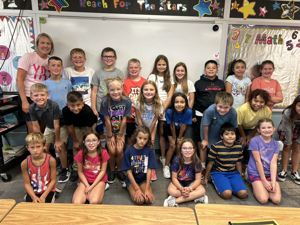 Day #1 with this awesome group of 4th graders! #lakeviewvikes