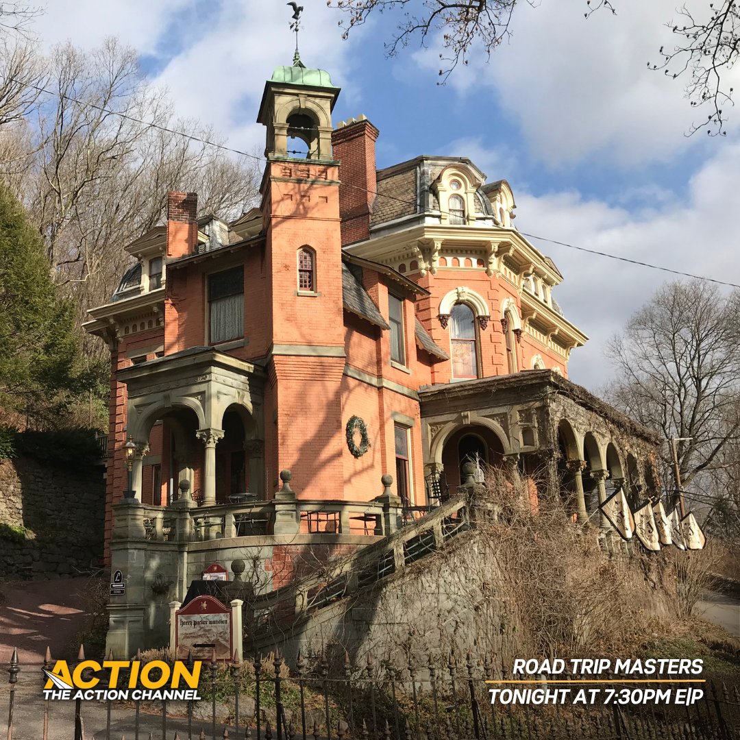 Tonight at 7:30pm E|P on Road Trip Masters, Brian and Nick hit the waters of the Lehigh and visit a place that was the inspiration for @Disney's Haunted Mansion! #TheFamilyChannel