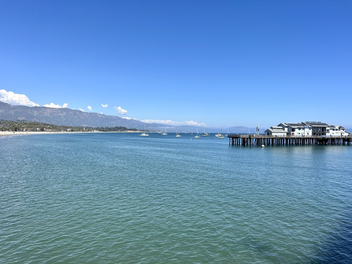 Current 4 #WanderlustWednesday views of Santa Barbara from Stearns Wharf status…