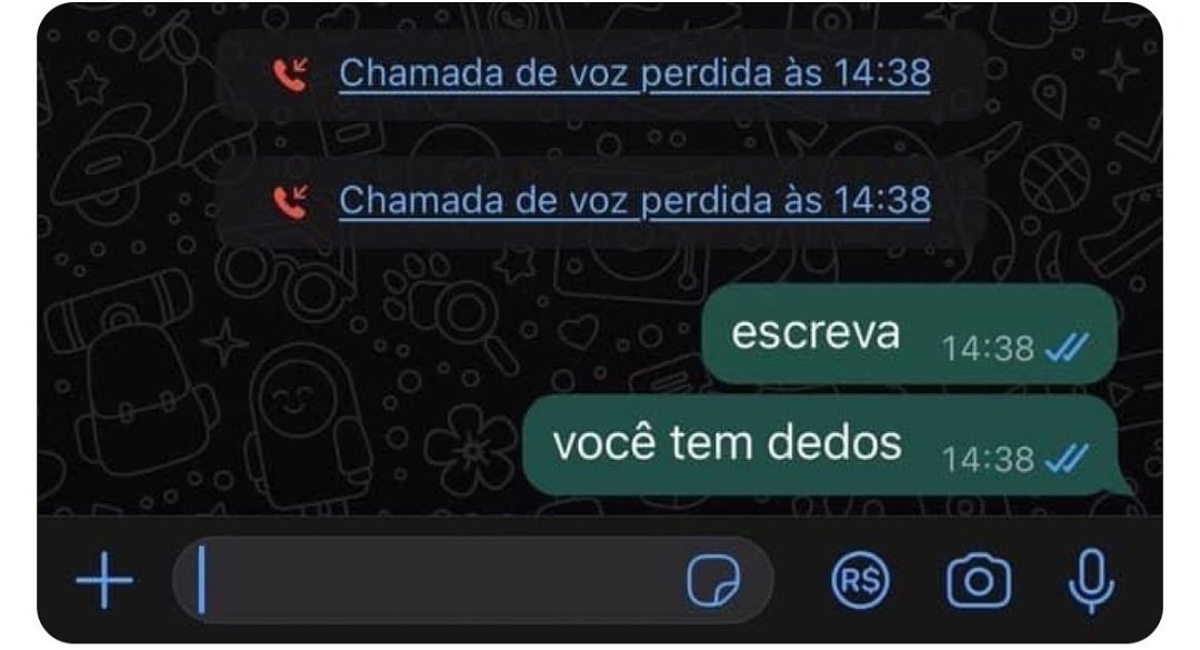 Cancerianos_br's tweet photo. Quando alguém tenta conversar comigo por ligação: https://t.co/EZFfMO4rI6