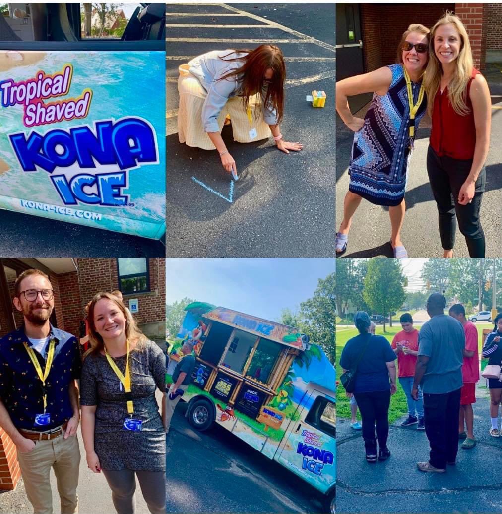 ParmaComMHS's tweet photo. This evening our Parma Community Middle School hosted its “Kool Down with Kona Ice” Back to School event for middle school staff and students. 

This was a great way for the students and staff to meet each other and prepare for the 23/24 school year !!

Let’s have a “Kool” year! https://t.co/kS9wm9BBOZ