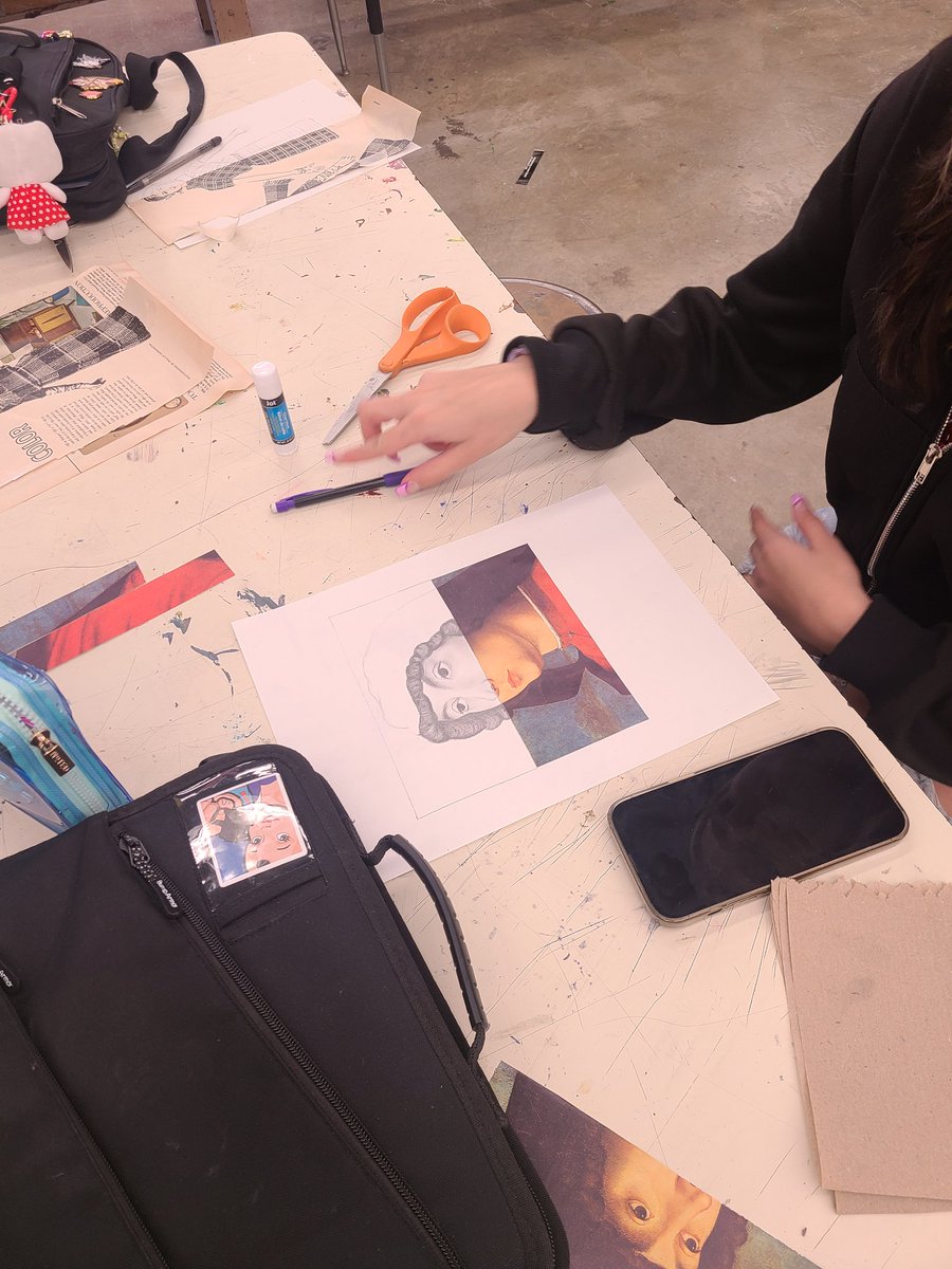 rondeaneArt's tweet image. We have completed 3 classwork art assignments so far, #landscapeline, #expressive &amp;amp; #directional line and cup label #design. Today we started a new assignment on drawing from subject matter found in a magazine. #weRcreative @LearnatRHS