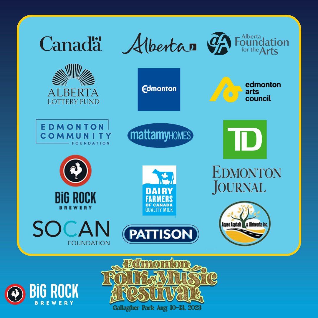 Thank you to our funders and sponsors for supporting the festival this year. Your continued and enthusiastic support is truly appreciated. #efmf2023