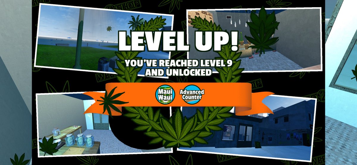 dreadhead_khris's tweet photo. I've reached level 9 running my #weedshop2  Where you at? https://t.co/SHXlrAhuxr https://t.co/G7SHsqFWnj