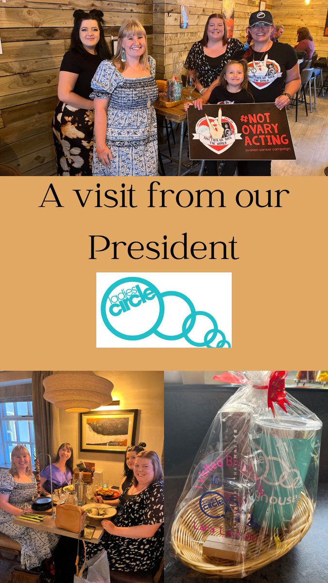 It was great to be visited by our Ladies Circle President. You are never far from a Circle Friend #ladiescircle #friendship