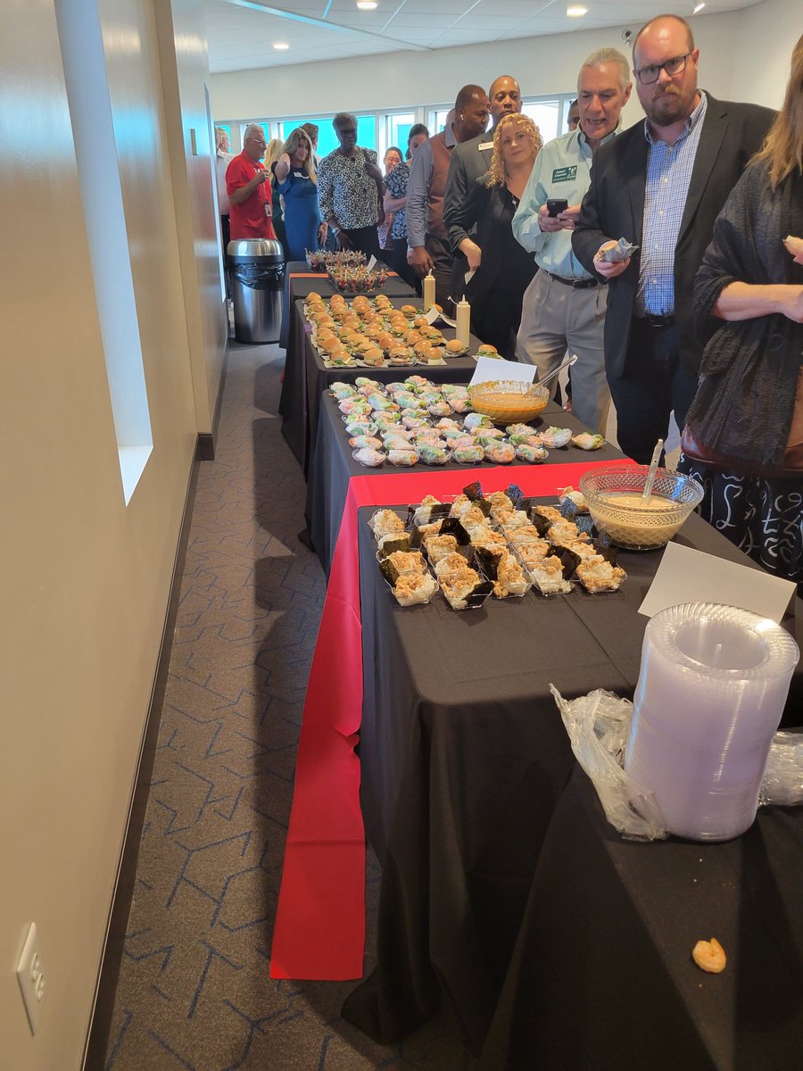Polk_super's tweet photo. Thank you to our amazing Lake Region High School cullinary group for catering  this evenings Polk Vision  event. Hard to believe it's only day 4, and they accomplished this amazing spread. https://t.co/bRHsyZthFR