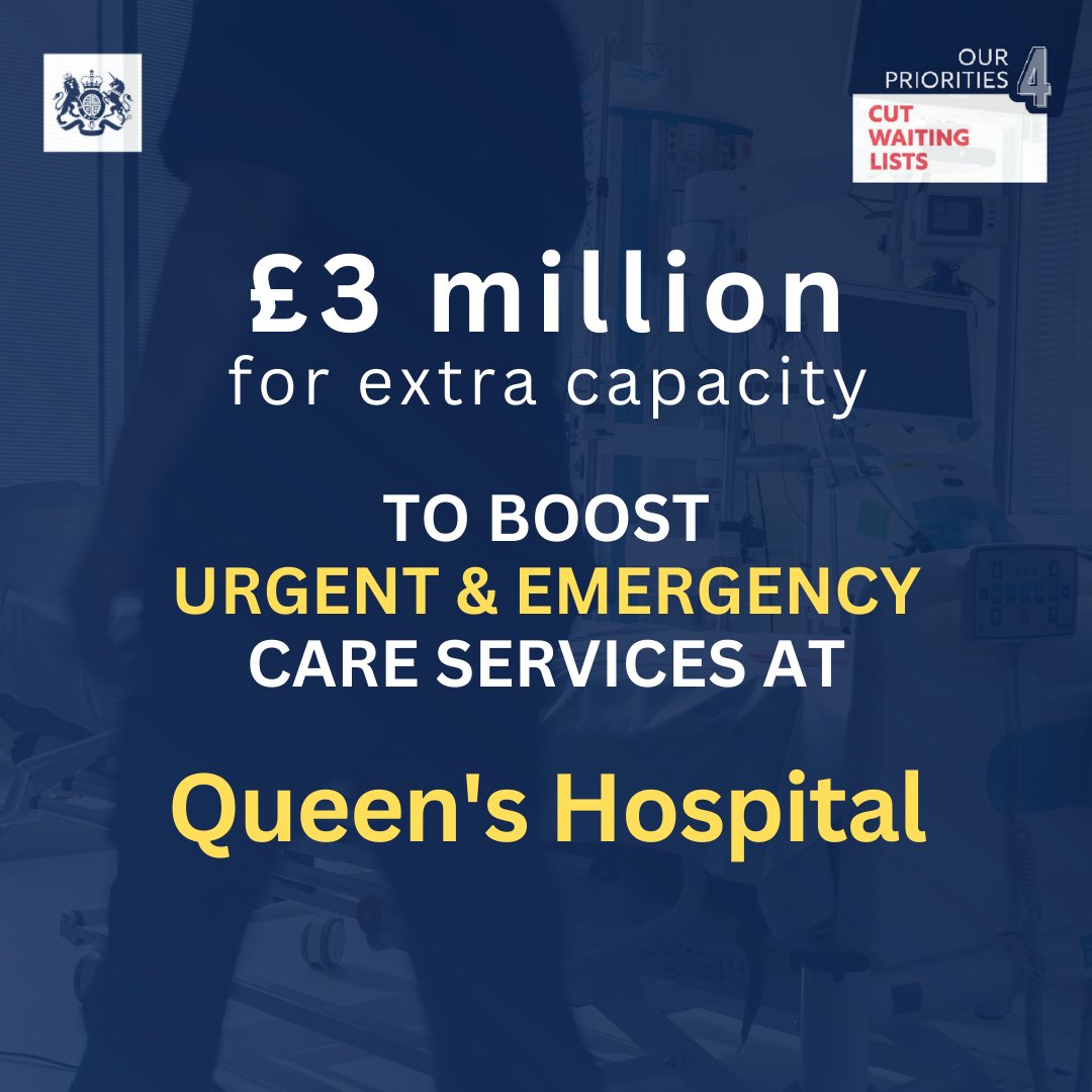 JuliaLopezMP's tweet photo. After news of Hornchurch diagnostics hub, another breakthrough in our campaign for better local health - £3m for new unit in Queen's so more ppl get surgery faster. Follows earlier reps to Health Ministers after meeting residents about hospital experiences https://t.co/WXAPa9F9oN https://t.co/17JJmdVFRx