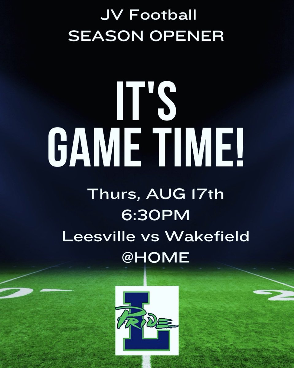 Pride Football (@leesvillefb) on Twitter photo 