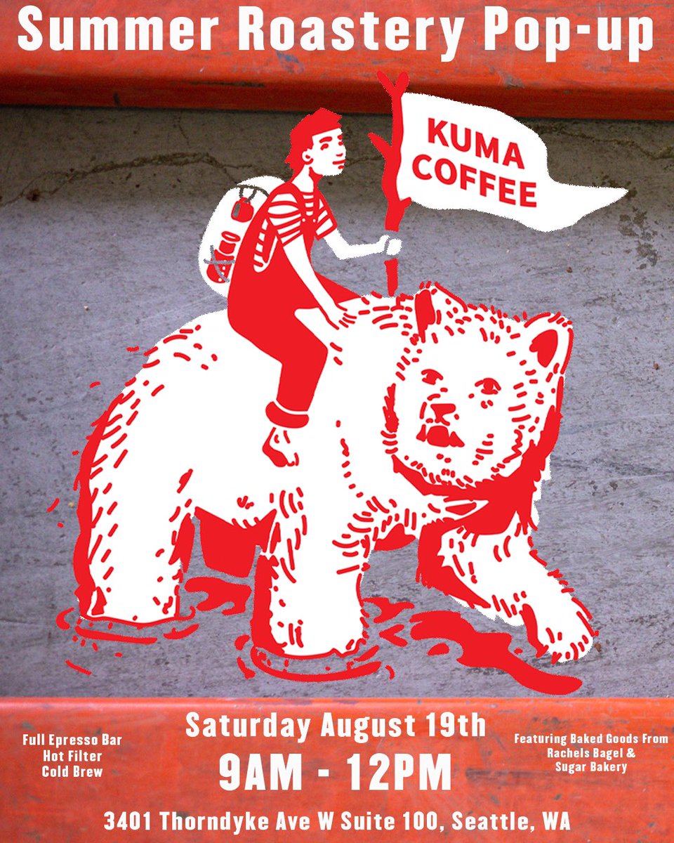 We’re doing a pop-up cafe at the roastery this Saturday, 9am-12pm. Come through! 
We are serving Guatemala Las Palomas on filter, espresso and cold brew 🎈
