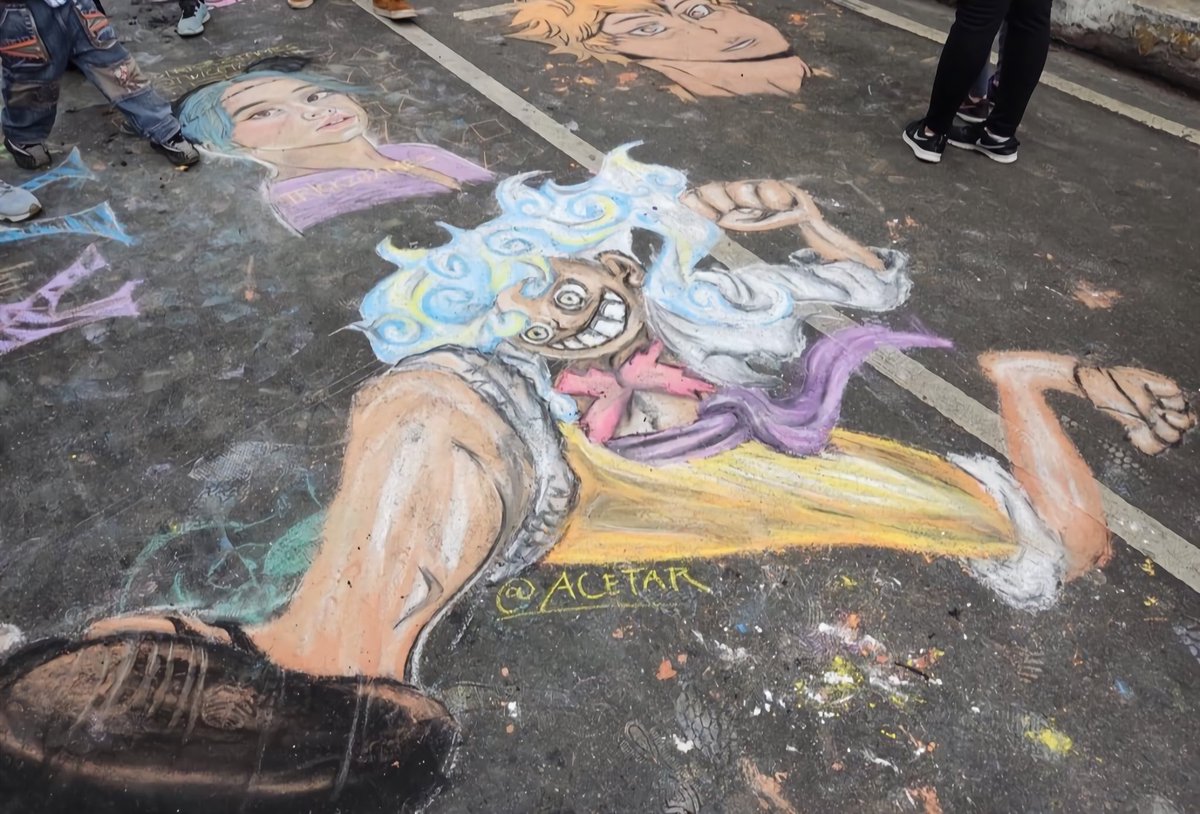 onepiecedaiIys's tweet photo. Gear 5 art in Philippines 🤩 https://t.co/QChV2lB89l