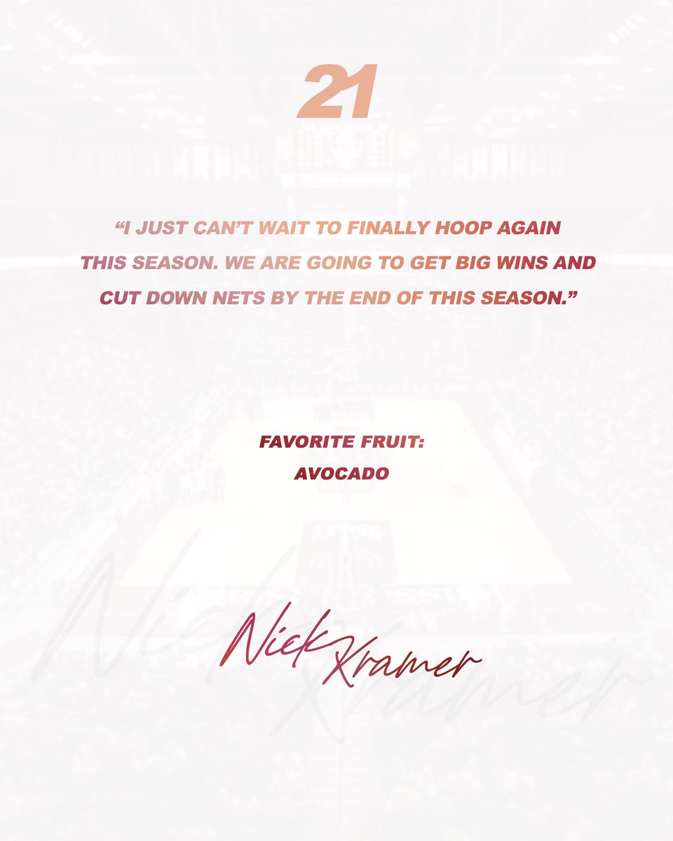 Introducing number 21, Nick Kramer