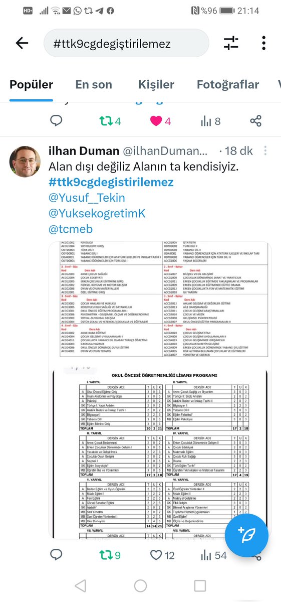 DuygusalGezinti's tweet photo. Alan asıl biz çocuk gelişimcilerin alanı #ttk9cgdegiştirilemez https://t.co/g4kNIOyxir