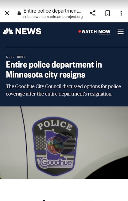 JoshWhoX's tweet photo. and just like that 👀🧐👇 | Unprecedented Move: Entire Police Department in Minnesota City Resigns Amidst Ongoing Developments. 🚓👮‍♂️ #PoliceResignation #BreakingNews Learn more https://t.co/WhfMXuMV43 https://t.co/QSqJMpjzCV