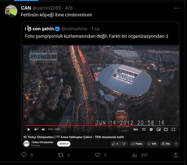 Gönderiyi silmen seni aklamıyor, hakkında kısa sürede dava açılacak. En baba yöneticinizden o video fikrini veren kim varsa hepsi yargı önünde hesap verecek.