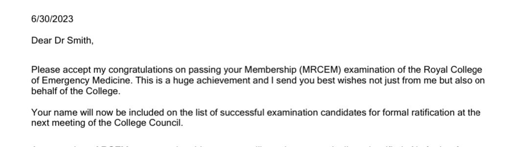 Testing MRCEM +ve after finishing 1st year of training and realising there’s no more exams for a while, is the one 👌🏻