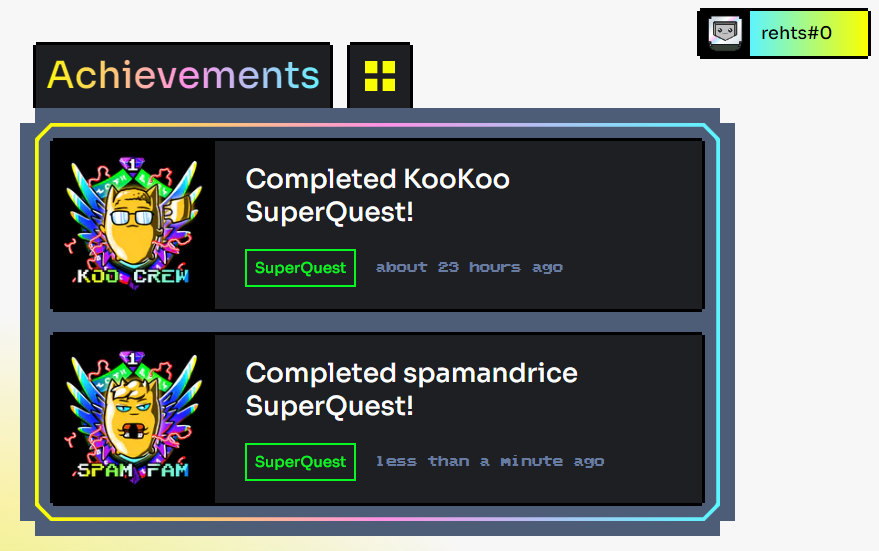 kranosija's tweet photo. Didn't realize I miss playing Axie 'til I played again to complete @YieldGuild 's #SuperQuest 🥹 Glad I'm back! 💗 https://t.co/r6wA8wWyM7