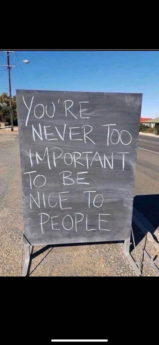 A thought to keep us all grounded!!