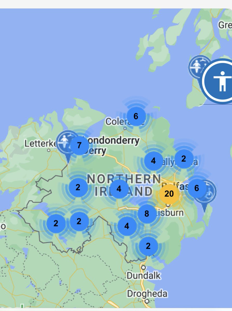 Changing Places Ireland (@changingplacesi) on Twitter photo It’s shocking to see how far we are behind when it comes to providing <a href="/ChangingPlacesI/">Changing Places Ireland</a> facilities. Picture 1 shows 1 step down facility registered in Donegal & picture 2 shows multiple <a href="/ChangingPlaceUK/">Changing Places UK</a> facilities in nearly every NI town. Every council should be working on this! It’s shocking to see how far we are behind when it comes to providing <a href="/ChangingPlacesI/">Changing Places Ireland</a> facilities. Picture 1 shows 1 step down facility registered in Donegal & picture 2 shows multiple <a href="/ChangingPlaceUK/">Changing Places UK</a> facilities in nearly every NI town. Every council should be working on this!