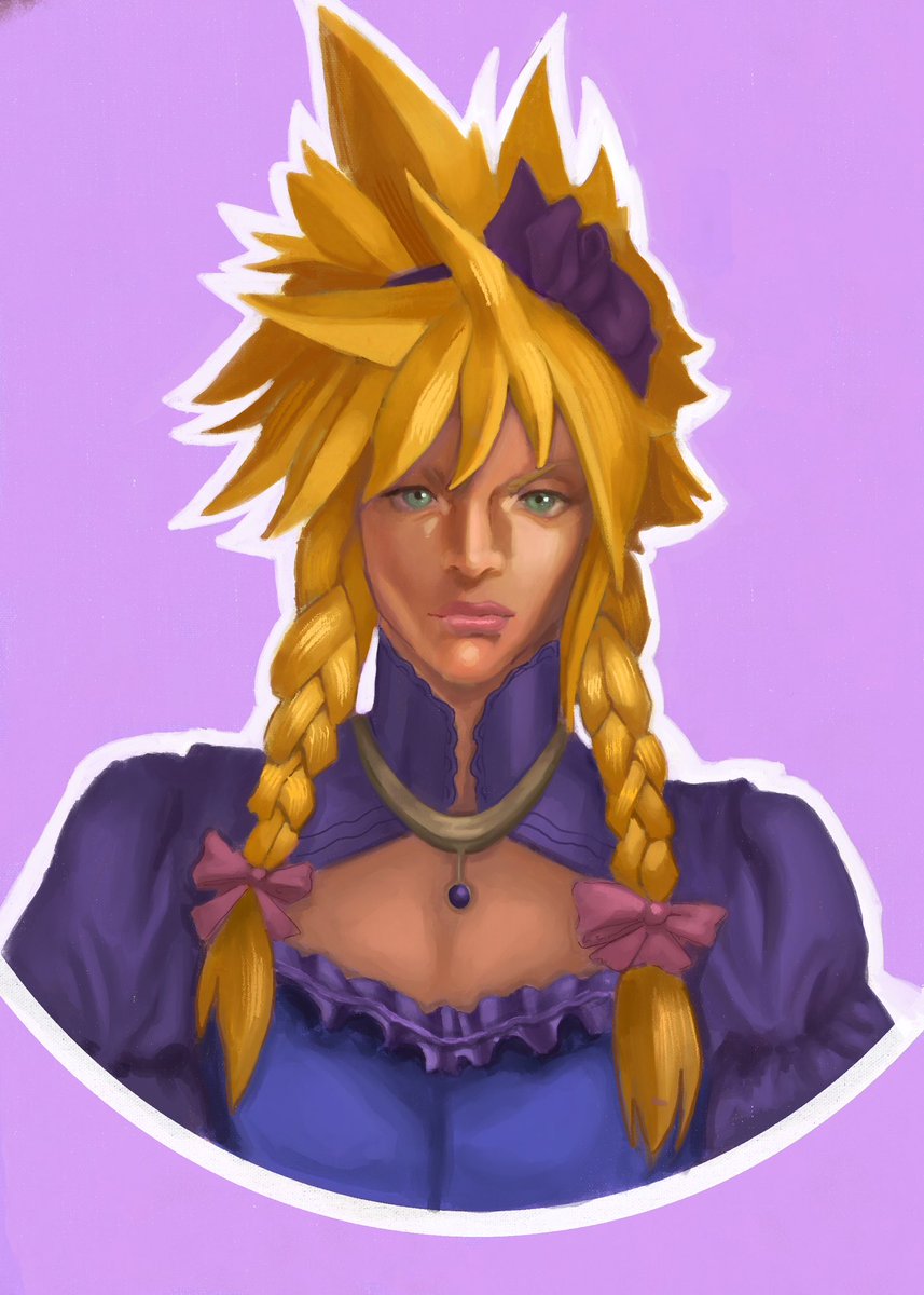 Undomeel's tweet photo. #NuevaFotoDePerfil 
This is a little silly illustration I did for my profile pic from one of my favorite characters from video games! I think he looks so silly like this 

#illusrtationart #FinalFantasy7 #FinalFantasy #videogames #art https://t.co/IGD8JfqUqW