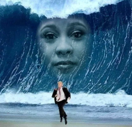 namwella1961's tweet photo. Trump's Georgia indictment meltdown is justified.

The reason he's triggered is because a black woman is in a position of power over him, and he tried but failed to stop her from using it to nail his corrupt ass to the wall.
#ProudBlue #TrumpForPrison2024 #LetsGoFani https://t.co/SoYgkujpf8