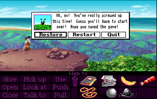POStudios's tweet photo. The Secret of Monkey Island, 1990. LucasArts. https://t.co/yJuCCX6kcF