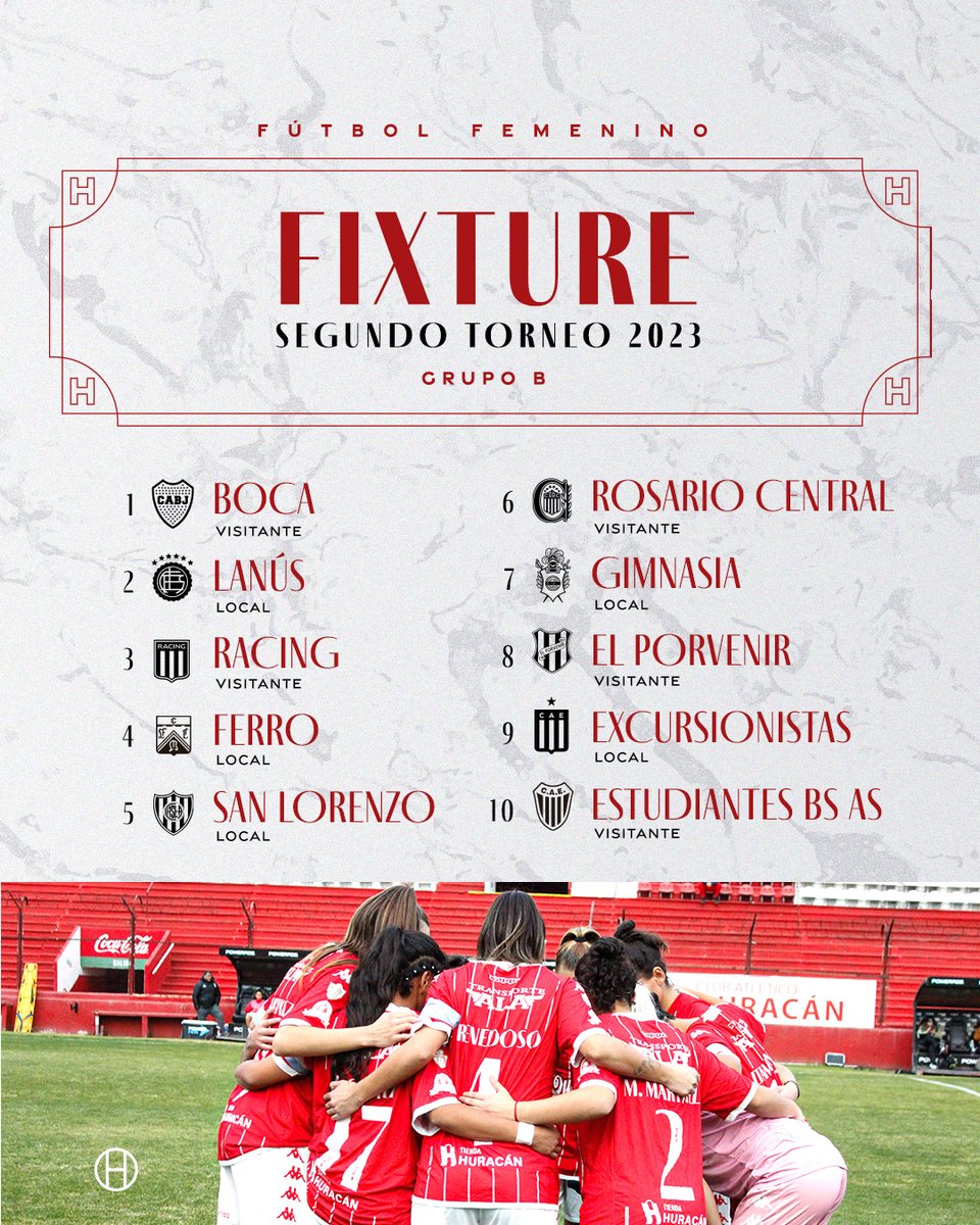 Las Quemeras ya conocen a los próximos rivales del Campeonato de Primera División Femenino 🗓️

🔜 El debut del equipo de Juan Palermo será este sábado desde las 15:10 ante #Boca, en Casa Amarilla

#VamosGlobo 🎈
#TodasJuntas