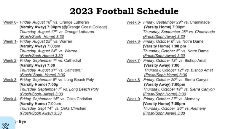 ISDunn17's tweet photo. 2023 Football Schedule - #SerraCavaliers

https://t.co/IuOYDjfL8U

#co2024 #Runningback #specialteams #footballrecruit #studentathlete https://t.co/oj7BRoQgOA