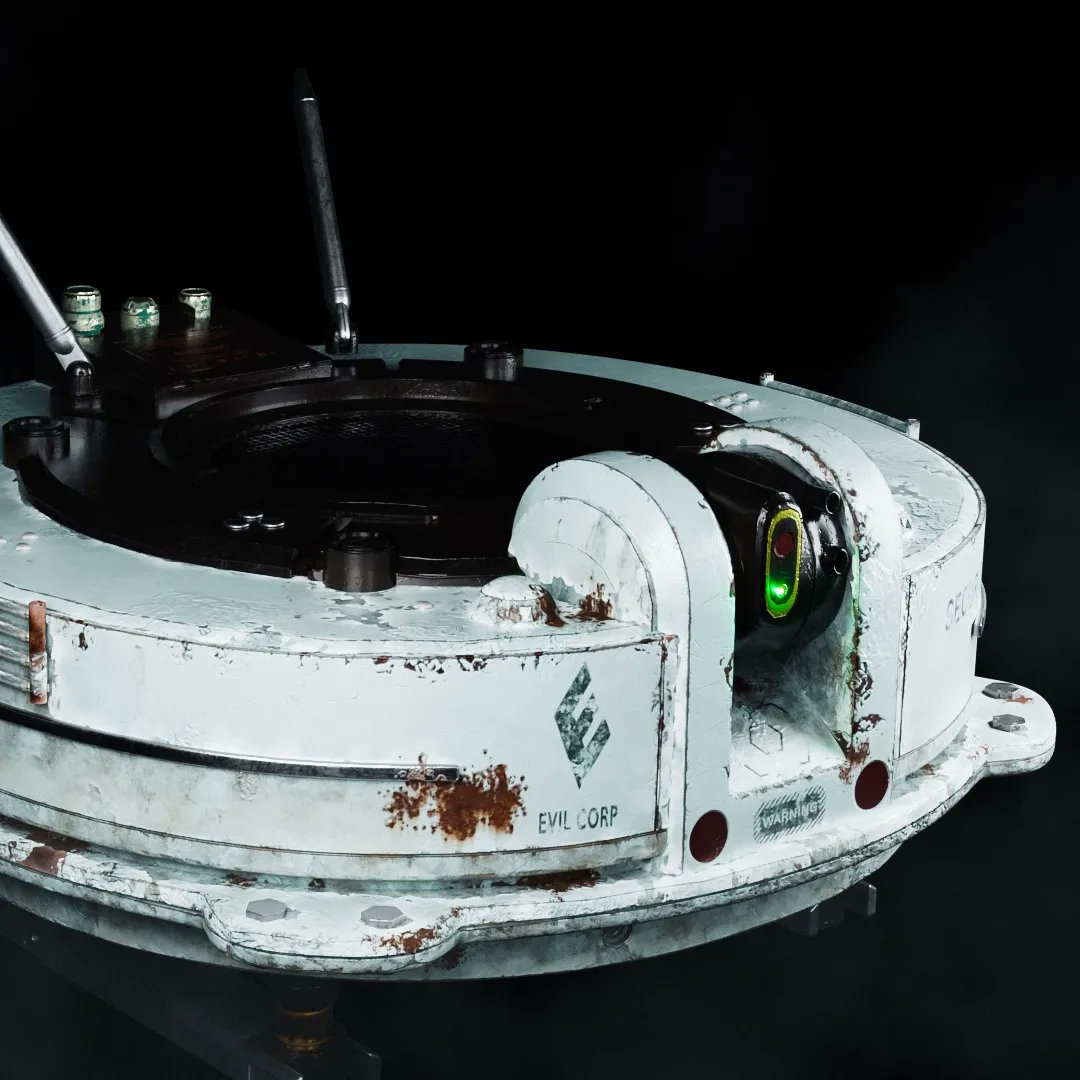Inheren34472501's tweet image. Evil Corpe Security Drone #3dmodeling #hardsurface #3dtexture #3dasset #scifi #nft #render3d #autodesk