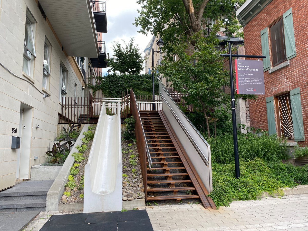 Cities need more slides to get down hills