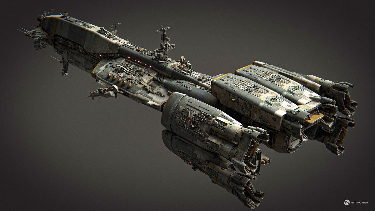 technouveau_art's tweet image. Sulaco+Blockade Runner layout. Nostromo details = Nostraco.