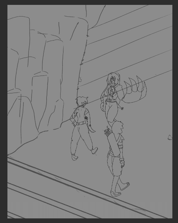 CarnekVT's tweet photo. "Es una noche bastante calmada, sin bestias ni enemigos a la vista... solo nos obstruye una cosa bastante diminuta... ¡ESCALERAS!... ¡MUCHAS ESCALERAS!"

Las escaleras, mi mayor paranoia en todo el dibujo, pero ya ta arreglao, espero sobrevivir 🥹

#Permadraw3Sendero https://t.co/1HT87EGScK