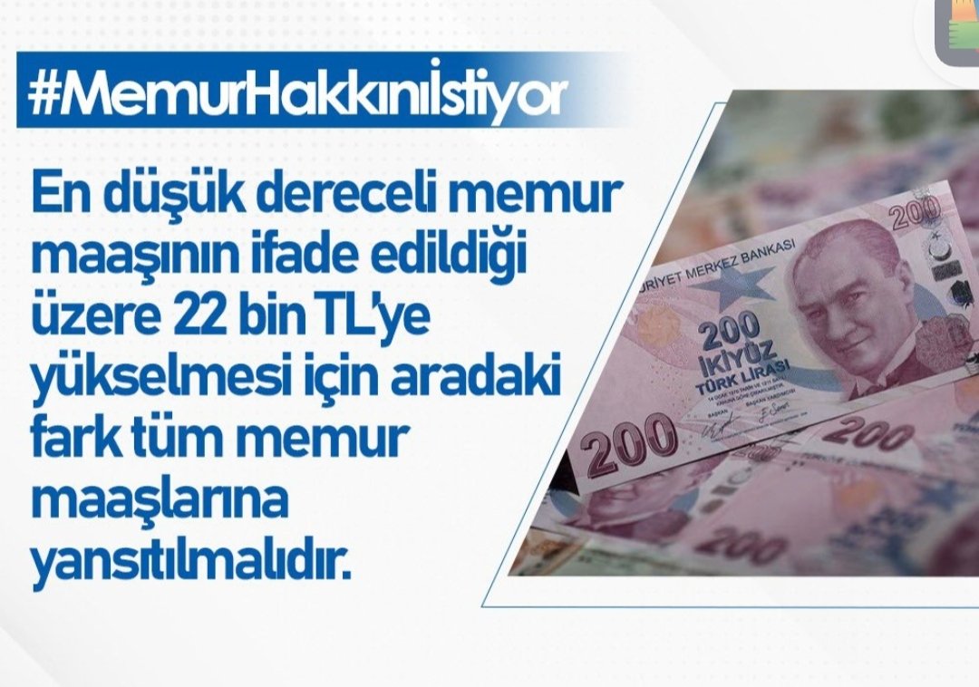 #MemurHakkınıİstiyor