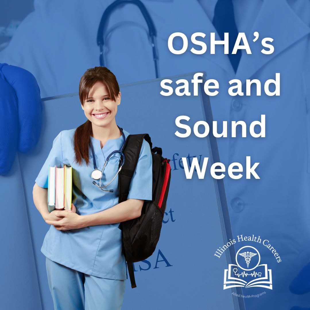 It's OSHA’s safe & Sound Week!

We could choose almost any work situation & find a task that might cause injury or potential health related concerns if their employees are not training properly.

Visit illinoishealthcareers.com/blog/
#IlliniosHealthCareers #Osha #WorkSafetyMatters